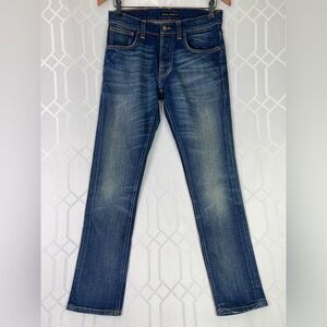 Nudie Men's Blue Jeans (Grim Tim) Size 30/30